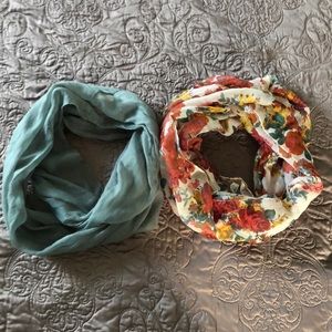 Matching Set of 2 Infinity Scarves